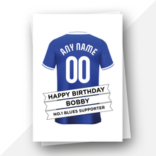 Load image into Gallery viewer, Personalised: Birmingham City Football Fan Birthday Card