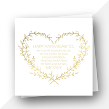 Load image into Gallery viewer, Personalised: Happy Anniversary to…