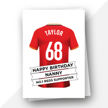 Load image into Gallery viewer, Personalised: Liverpool Football Fan Birthday Card