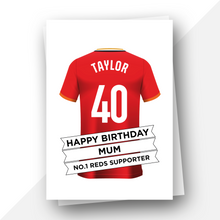 Load image into Gallery viewer, Personalised: Liverpool Football Fan Birthday Card