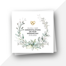 Load image into Gallery viewer, Personalised: Wedding day wreath