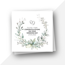 Load image into Gallery viewer, Personalised: Wedding day wreath
