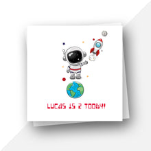Load image into Gallery viewer, Personalised: Space rocket astronaut for ages 1-6