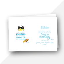 Load image into Gallery viewer, Personalised: Keepsake multiple photo birthday card
