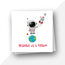 Load image into Gallery viewer, Personalised: Space rocket astronaut for ages 1-6