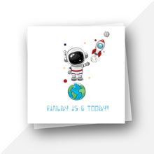 Load image into Gallery viewer, Personalised: Space rocket astronaut for ages 1-6