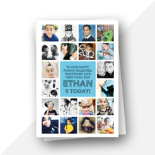 Load image into Gallery viewer, Personalised: Keepsake multiple photo birthday card