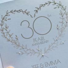 Load image into Gallery viewer, Personalised: 30th Pearl Anniversary