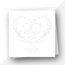 Load image into Gallery viewer, Personalised: 20th China Anniversary