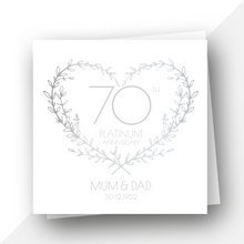 Load image into Gallery viewer, Personalised: 70th Platinum Anniversary