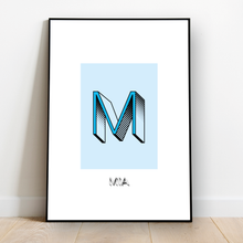 Load image into Gallery viewer, Personalised: Keepsake initial print for her