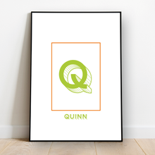 Load image into Gallery viewer, Personalised: Keepsake initial print for him