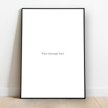 Load image into Gallery viewer, Personalised: Keepsake initial print for him