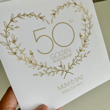 Load image into Gallery viewer, Personalised: 50th Golden Anniversary