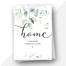 Load image into Gallery viewer, Personalised: A new home congratulations card