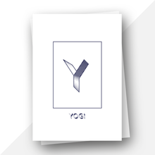 Load image into Gallery viewer, Personalised: Keepsake initial birthday card for him