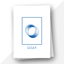 Load image into Gallery viewer, Personalised: Keepsake initial birthday card for him