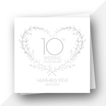 Load image into Gallery viewer, Personalised: 10th Tin Anniversary