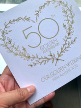 Load image into Gallery viewer, Personalised: 50th Golden Anniversary