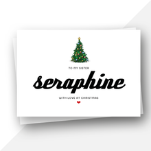 Load image into Gallery viewer, Personalised Christmas card mix, set of 6
