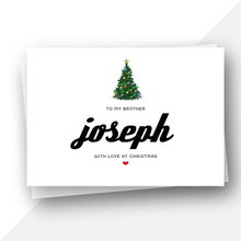 Load image into Gallery viewer, Personalised Christmas card mix, set of 6