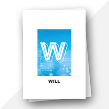 Load image into Gallery viewer, Personalised: Keepsake initial birthday card for him