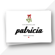 Load image into Gallery viewer, Personalised Christmas card mix, set of 6