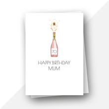 Load image into Gallery viewer, Bespoke: Happy birthday, pink champagne
