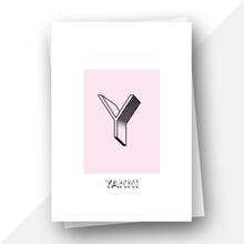 Load image into Gallery viewer, Personalised: Keepsake initial birthday card for her