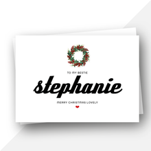 Load image into Gallery viewer, Personalised Christmas card mix, set of 6