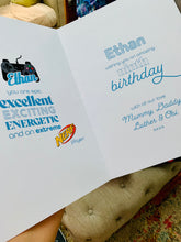 Load image into Gallery viewer, Personalised: Keepsake multiple photo birthday card