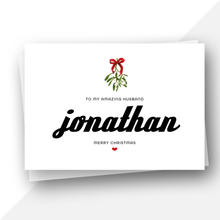 Load image into Gallery viewer, Personalised Christmas card mix, set of 6