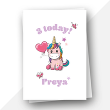 Load image into Gallery viewer, Personalised: Unicorn heart
