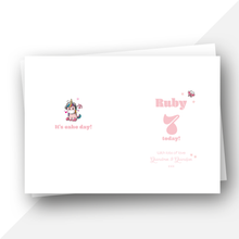 Load image into Gallery viewer, Personalised: Unicorn skater
