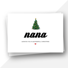 Load image into Gallery viewer, Personalised Christmas card mix, set of 6
