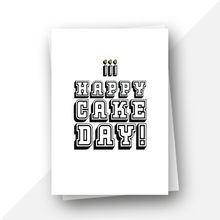 Load image into Gallery viewer, Happy cake day! birthday card
