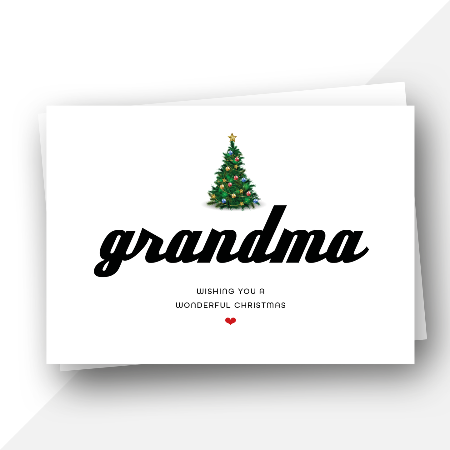 Grandma/ Nanny/ Nana Christmas card