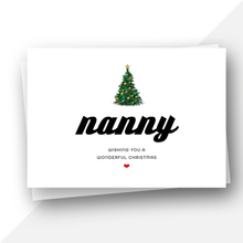 Load image into Gallery viewer, Grandma/ Nanny/ Nana Christmas card
