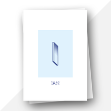 Load image into Gallery viewer, Personalised: Keepsake initial birthday card for him
