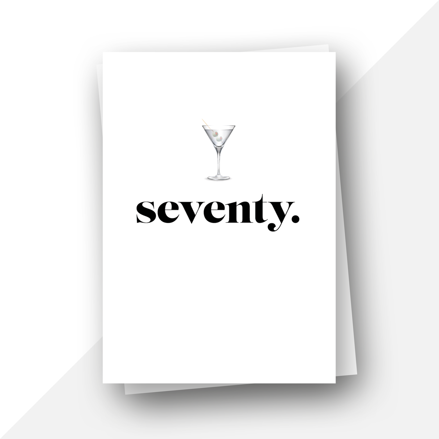 Seventy Martini Cocktail