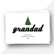 Load image into Gallery viewer, Grandad/ Grandpa/ Grampy Christmas card
