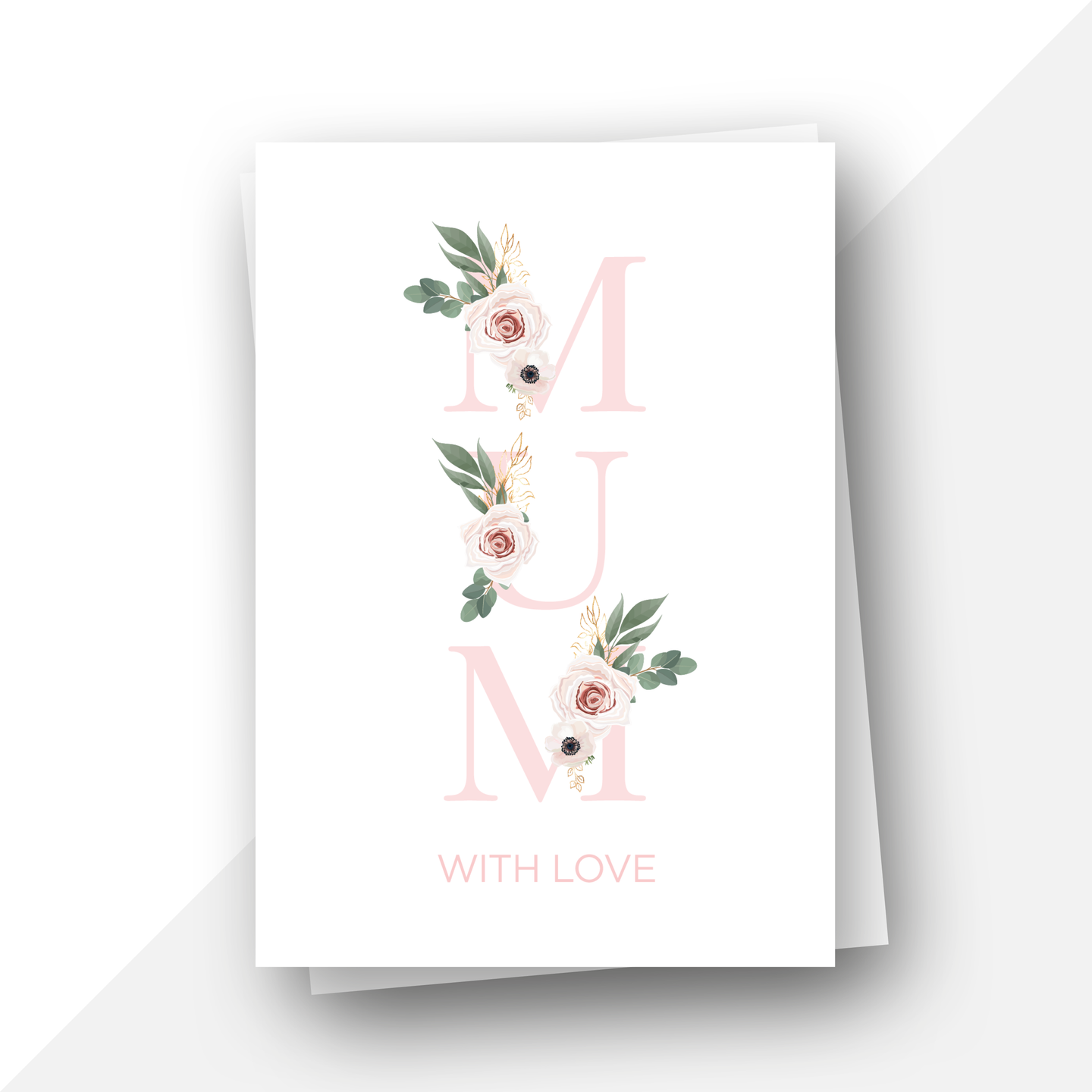 Floral Letters: Mum, With Love