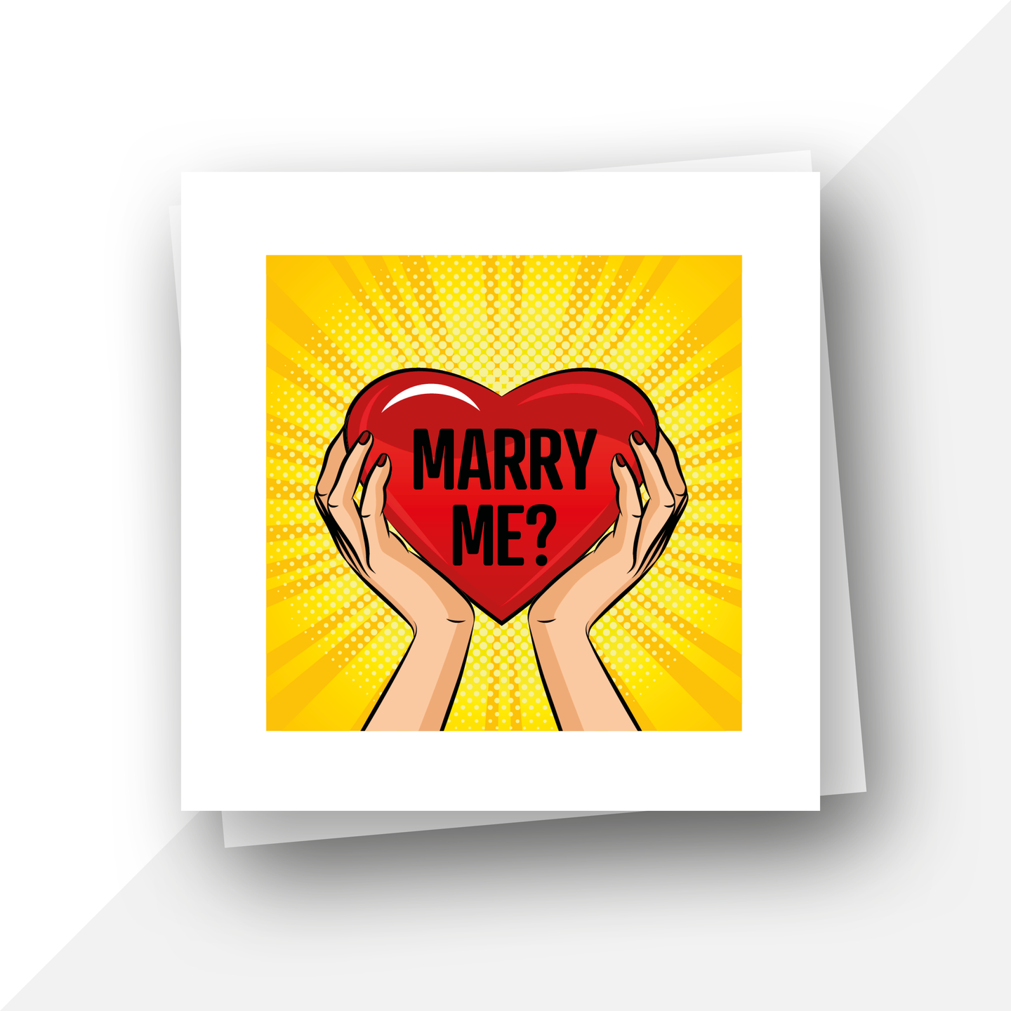 Marry me? Pop art